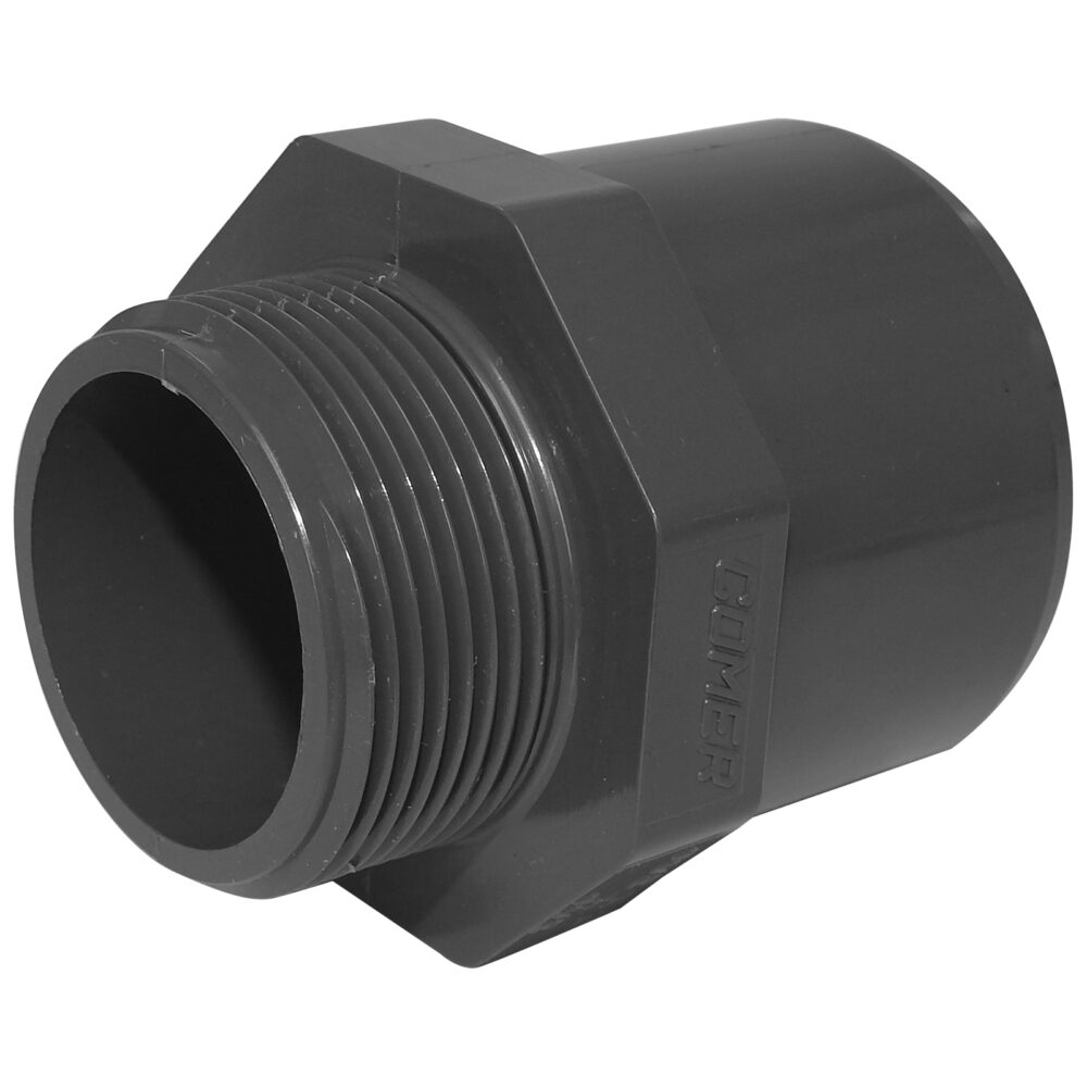 Swimming Pool Pipe BSP Male to Plain Socket BS/EN1452