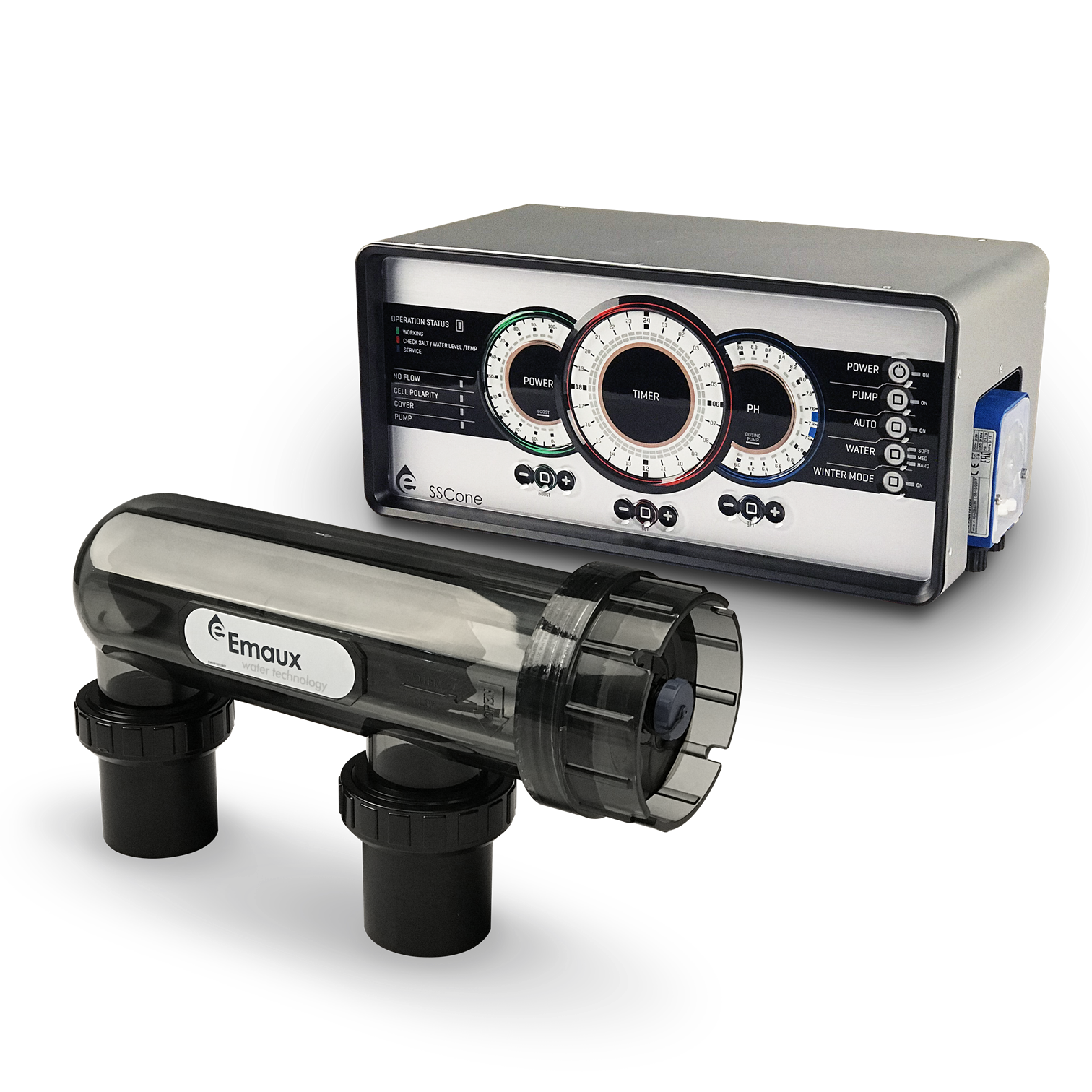 Emaux SSC One Automatic Swimming Pool Chlorinator | PH Control and Dosing