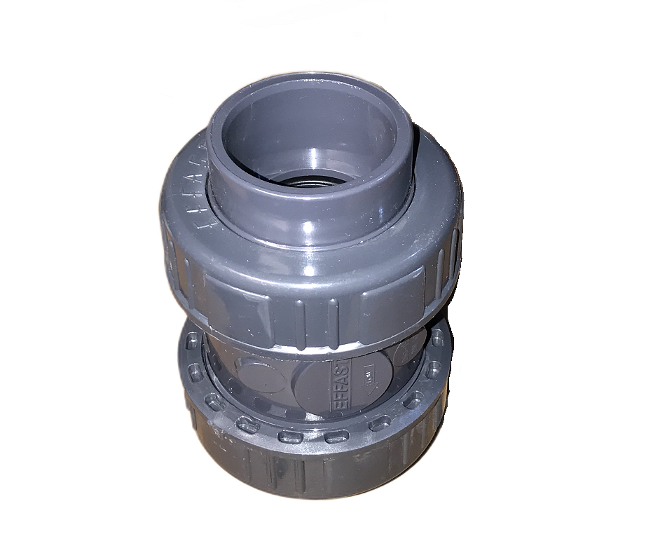 Non Return Pool Valve Swimming Pool Pipe 1.5inch BS/EN1452