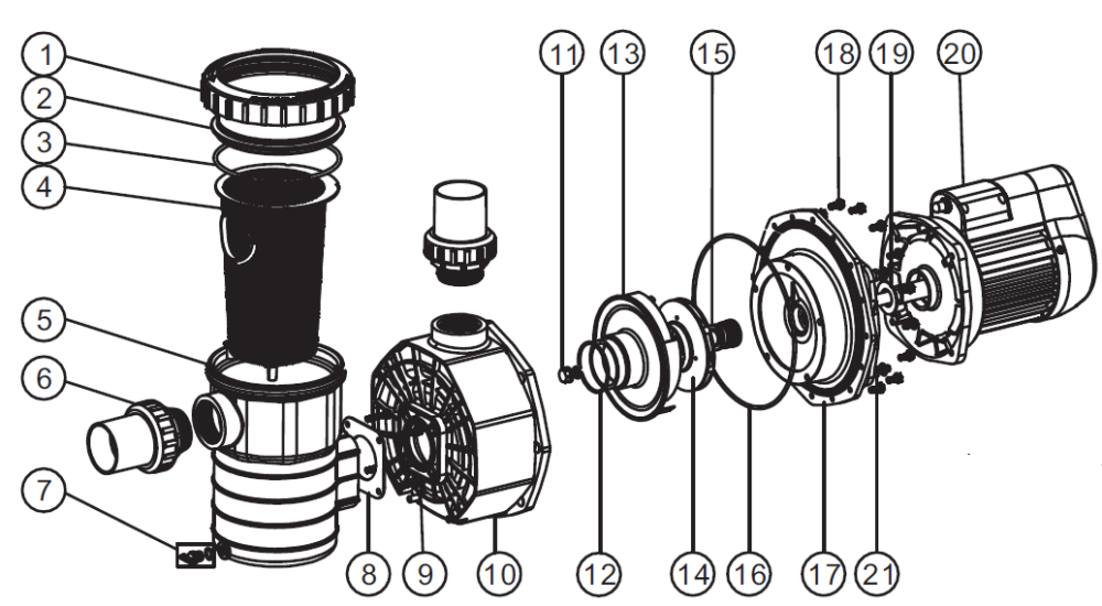 Emaux SB Pump Basket